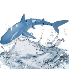 Remote Control Shark Toy, 2.4GHz High Simulation Shark RC Boat for Swimming Pool