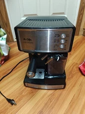 Mr. Coffee Espresso and Cappuccino Machine Stainless Steel Programmable Coffee