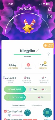 !!! Pokémon GO Klingplim Von 2020 Lucky Trade!