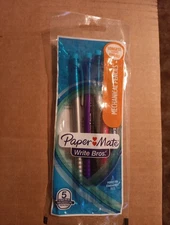 Paper Mate Write Bros Mechanical Pencils, 0.7mm, HB #2, Assorted Colors, 5 Count