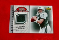 2006 Upper Deck Rookie Debut Card #74TE - Jets Kellen Clemens Game Used Jersey. rookie card picture