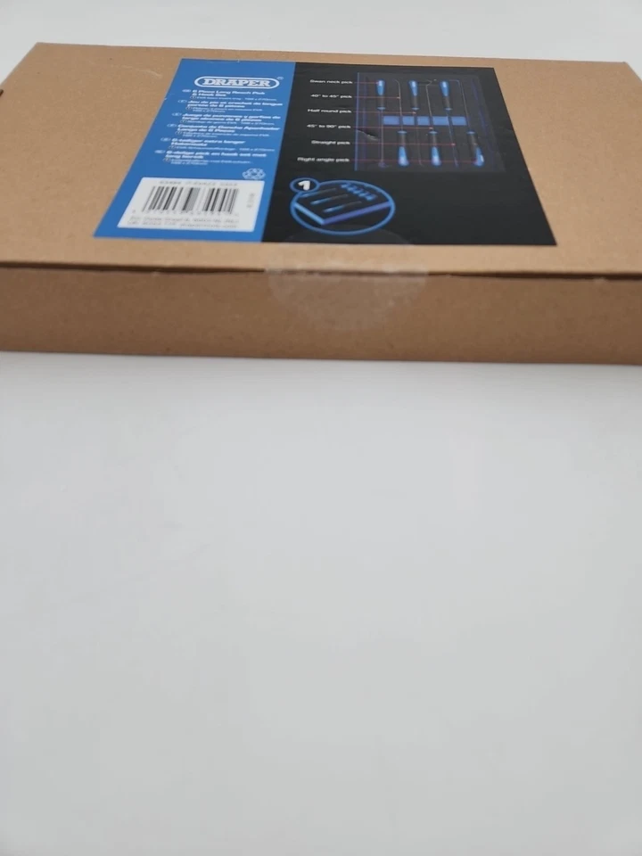 Draper 6 Piece Long Reach Hook and Pick Set in Eva Insert Tray 63494 Sealed - Image 4 of 4
