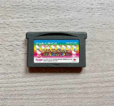 Game Boy Advance Hello Kitty Collection Miracle Fashion Maker GBA JPver