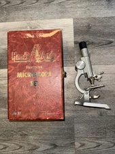 1954 Handy Andy Precision Microscope Set  No. 95 & Carrying Case Skil-Craft Corp