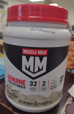 Muscle Milk Lean Muscle Protein Powder, Vanilla Creme - 1.93lbs