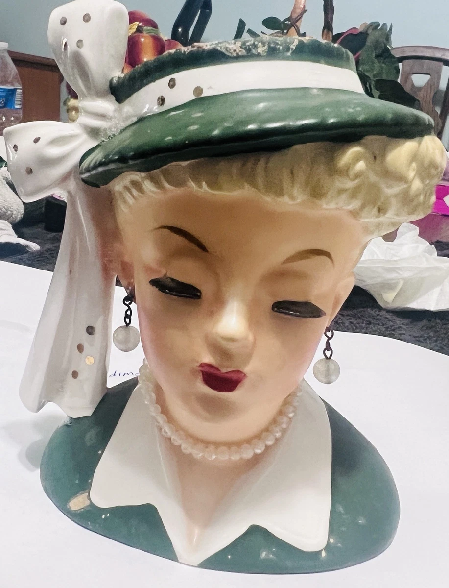 Lady Head Planter Indiana Napco Collectibles for sale | eBay