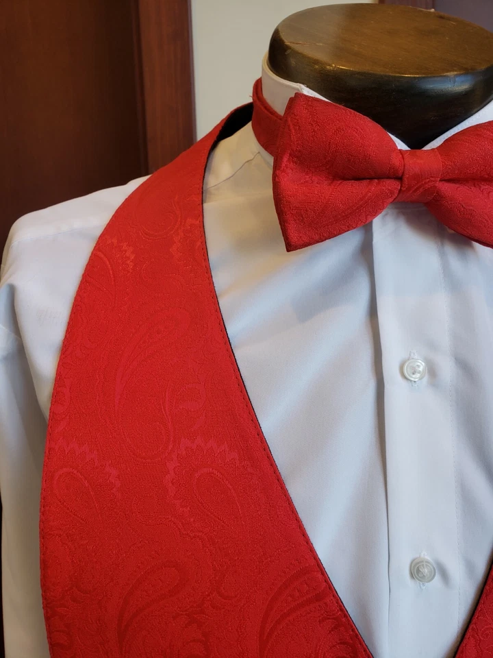 Formal Vest - Paisley print - Excellent used condition - REN - Image 4 of 4