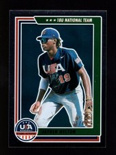 2022 PANINI USA BASEBALL STARS & STRIPES BLUE FOIL #58 JAYDEN HYLTON RC 31/49