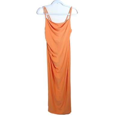 ruched slip dress zara Zara