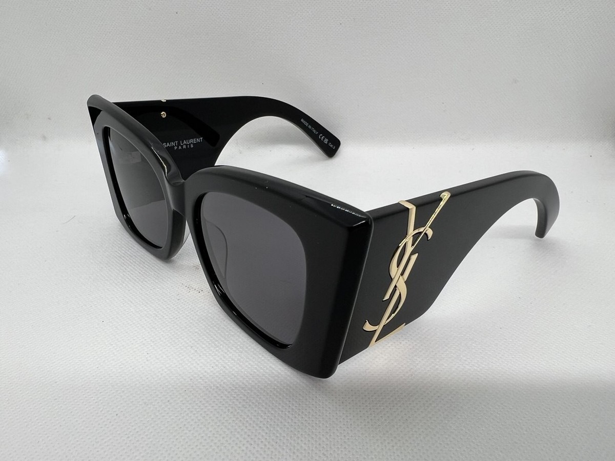 Saint Laurent SL M119 BLAZE Women's Sunglasses - Black/Gold
