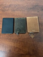 3 Pack Leather Slim Wallet Card Holder 104-1