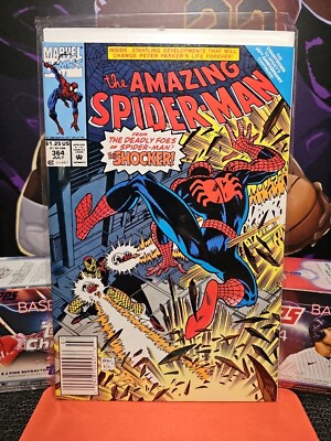 Amazing Spider-Man #364 Direct Marvel 1992 Shocker Appearance Peter Parker 