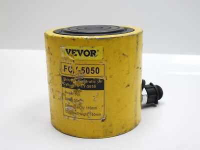 Vevor FCY-5050 Hydraulic Cylinder 50  Ton 50mm Stroke 110mm Closed 160mm Extende