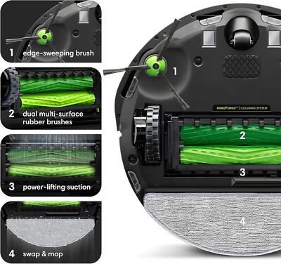 iRobot Roomba Combo i5 Vacuum & Mop Wet Dry Self-Emptying - for