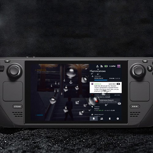 Tempered Glass For Valve Steam Deck Game Console Screen Accessories Anti-scratch - Zdjęcie 3 z 14
