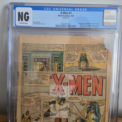 Uncanny X-Men #1 - September 1963 - Key 1st X-Men, Magneto - CGC NG - Coverless - Picture 2 of 3