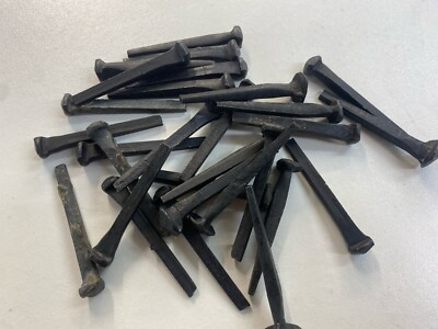 Rosenkopfnägel 2'' 50 mm schwarz Schnittnägel rustikal Vintage traditionell 5er Pack
