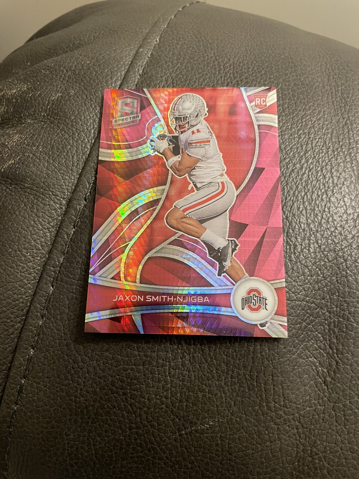 Jaxon Smith-Njigba Panini Chronicles Draft Picks Spectra #27 Neon Splatter