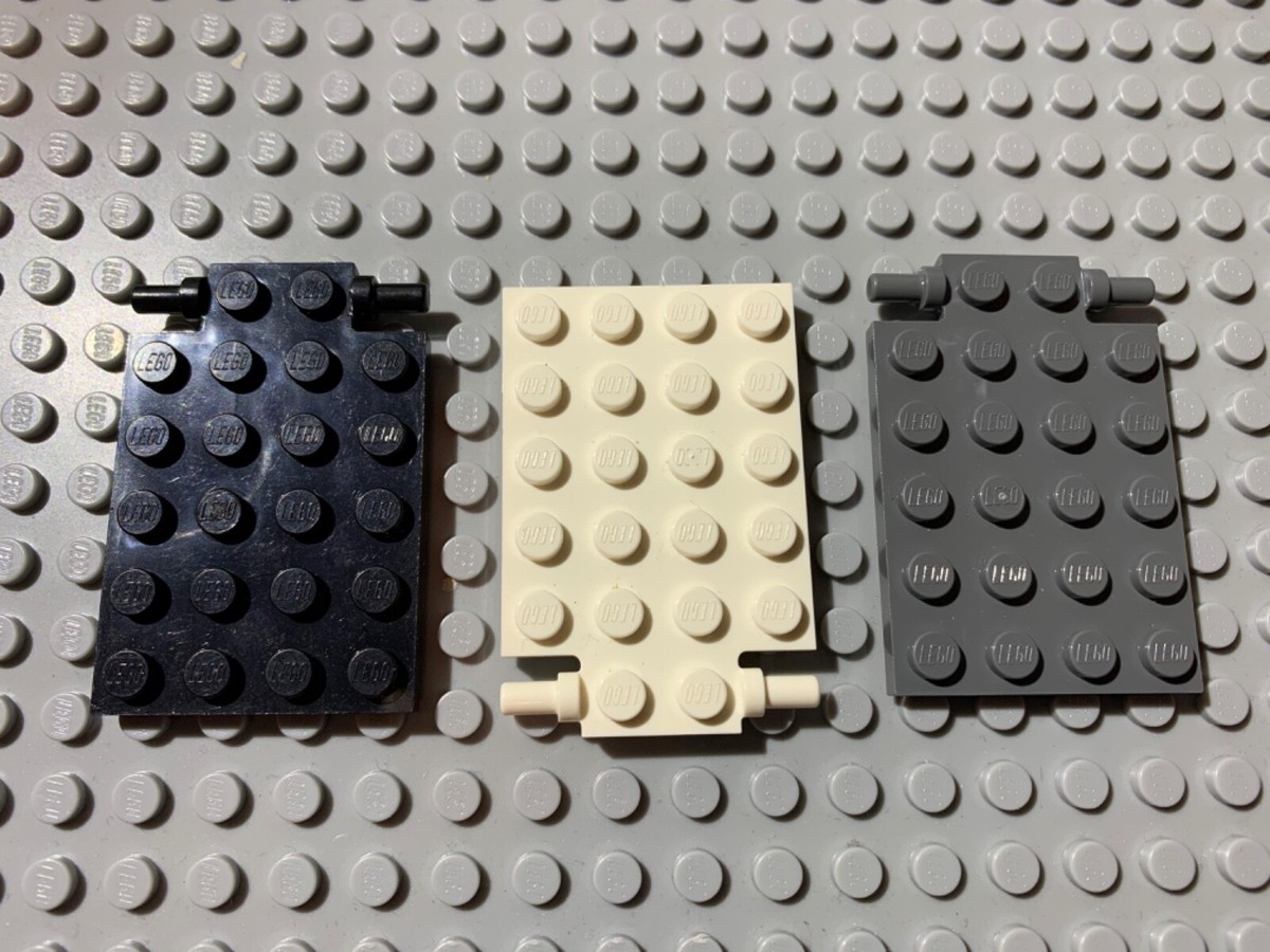 LEGO Parts 92099 (2pcs) 4x5 Black Plate Trap Door Choose Color | eBay