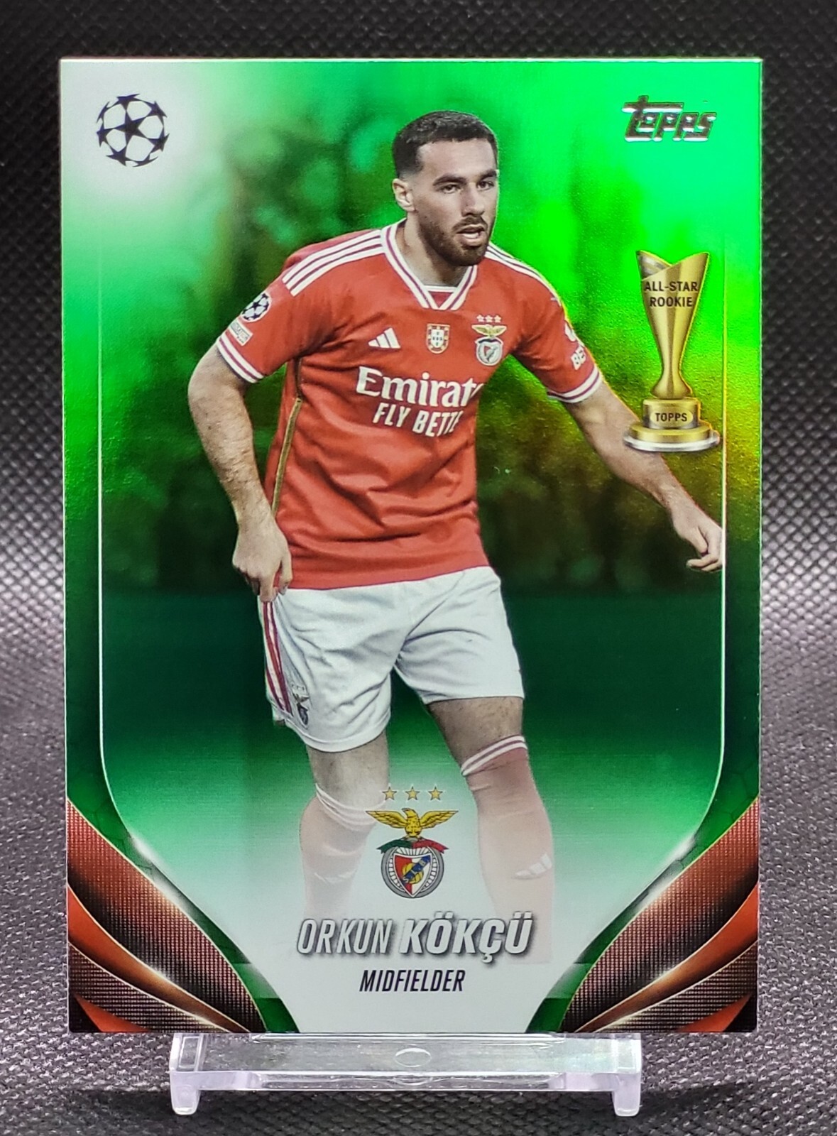 2023-24 Topps UEFA Club Competitions - Orkun Kokcu #188 Green Foil /99 ...