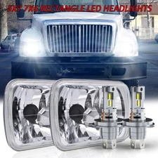 2Pcs 5X7 7X6 LED Headlight For International 5900i 7300 7400 9200 9400 9900 8200
