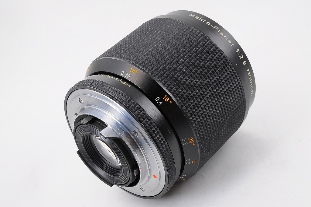 Contax Carl Zeiss Makro-Planar 60mm f/2.8 T AEJ Macro Lens w/Case