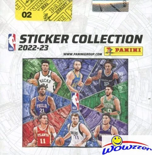 2022/23 Panini Basketball Stickers HUGE Factory Sealed 50 Pack Box-250 Stickers 