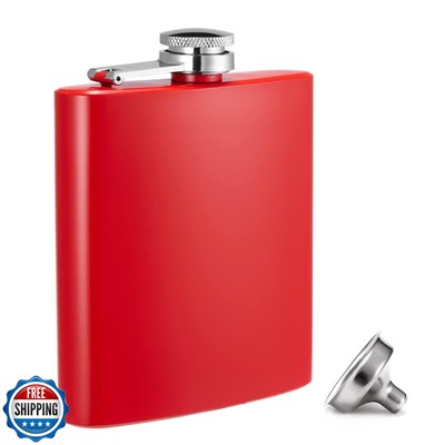 Hillside-Kit Hip Flask for Liquor 8 Oz Stainless Steel Leak proof with Funnel