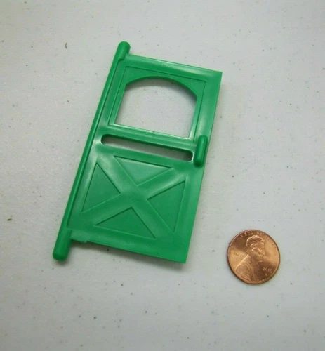 Fisher Price Vintage Little People Main Street Green Door Replacement #2500 Part