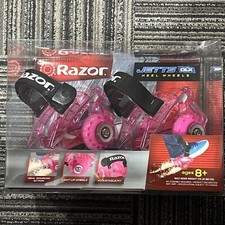 NEW Razor Jetts Deluxe Heel Wheels Skating Skates Ages 8 