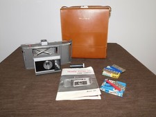 VINTAGE POLAROID ELECTRIC EYE LAND CAMERA MODEL J66 with CASE WORKING GOOD