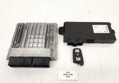   OEM BMW E92 E93 DME ECU CAS Engine N51 Control Unit Computer Key MSV80 SET AT
