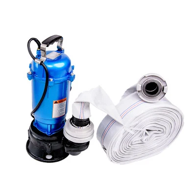 FÄKALIENPUMPE 550W M PUMPE 0,55kW WASSERPUMPE +2" STORZ C KUPPLUNG +20m SCHLAUCh