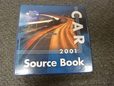 2001 Ford Mustang Coupe Convertible Dealer Source Data Manual GT Cobra 3.8L 4.6L