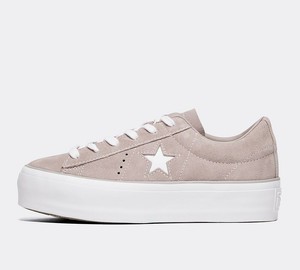 converse one star platform suede low top