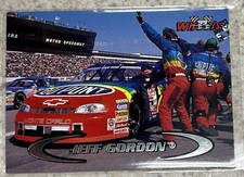1999 Wheels 🛞 Jeff Gordon trading card #60 Nascar