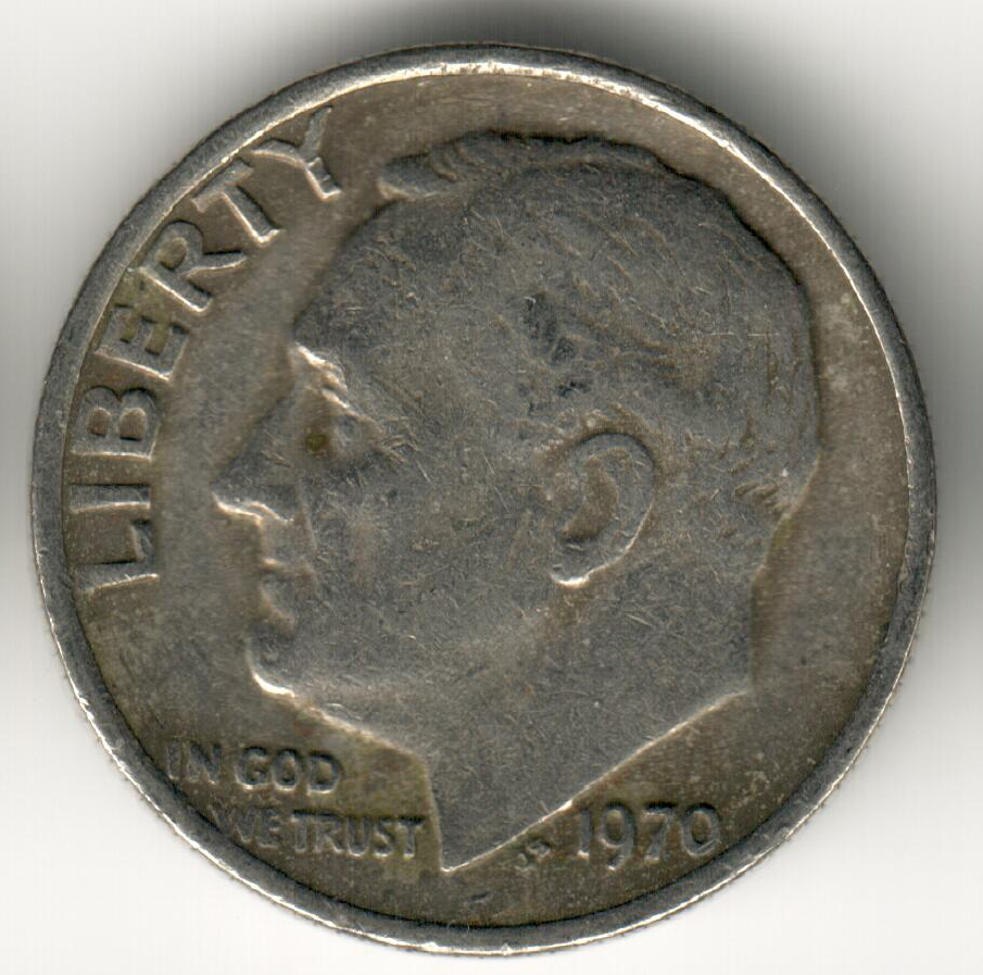 USA - 1970P - Roosevelt Dime - #7922 | eBay USA - 1970P - Roosevelt Dime - #7922 | eBay