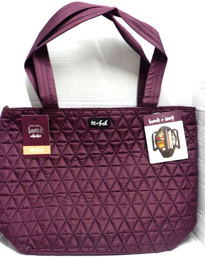 Fit & Fresh Metro Tote 2-in-1 Quilted Multi-Purpose Travel Bag
