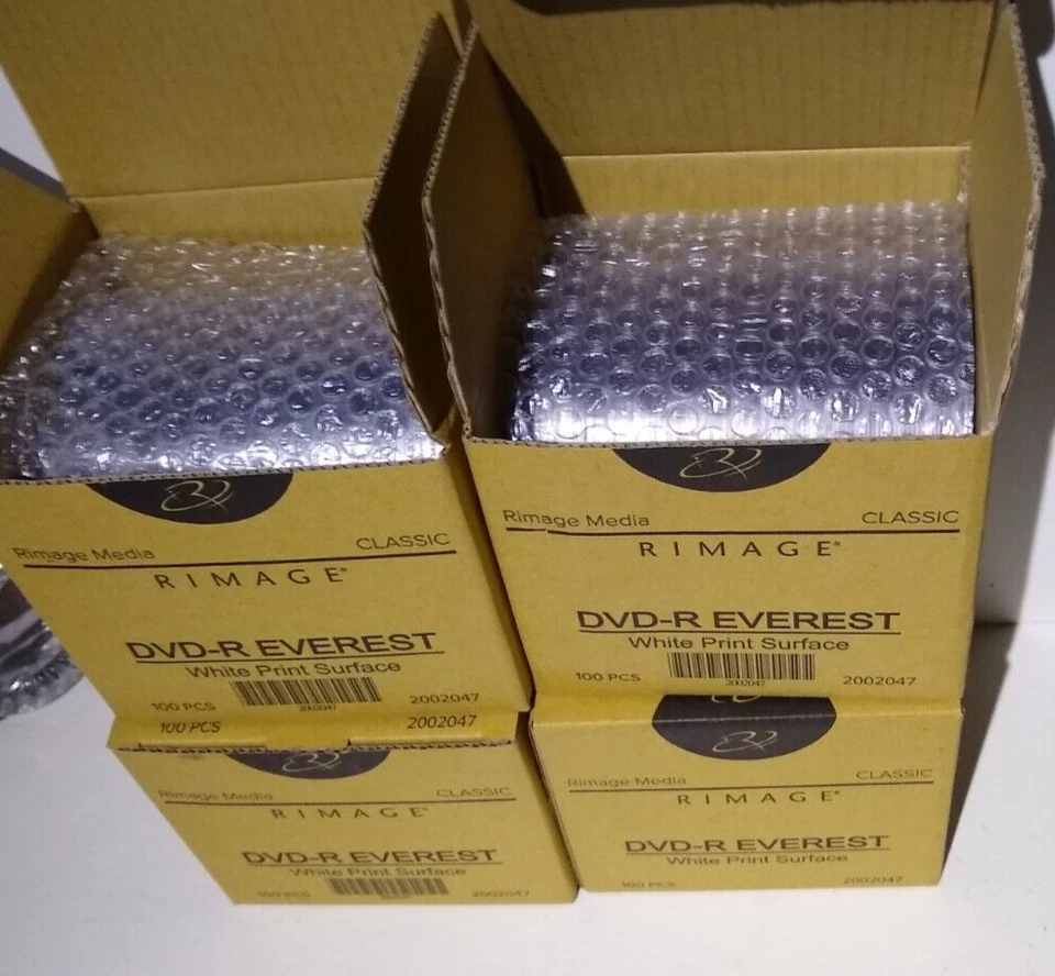 Rimage Media DVD-R 400 Pieces 2002047 Everest Classic White Print Surface - Image 2 of 2