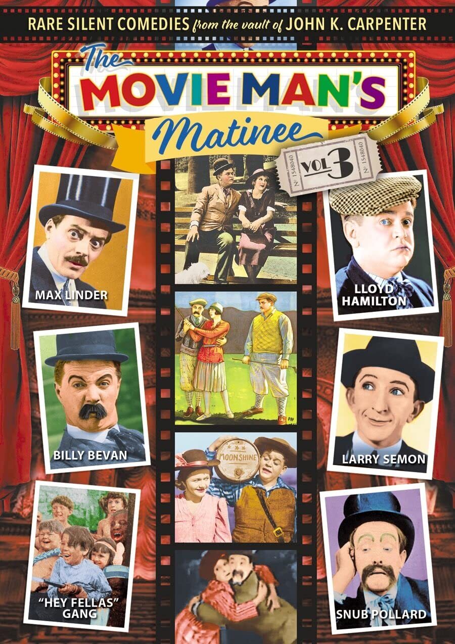 The Movie Man's Matinee, Vol. 3: Rare Silent Comedies from the Vault of Jo (DVD)