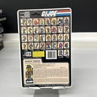Vintage 1985 G.I. Joe FOOTLOOSE v1 Full UNCUT Peach File Card Back ARAH 34 BACK
