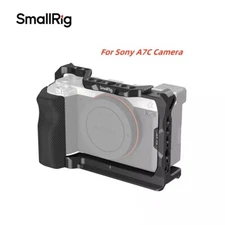 SmallRig Camera Cage for Sony A7C Camera, with Silicone Side Handle- 3212B