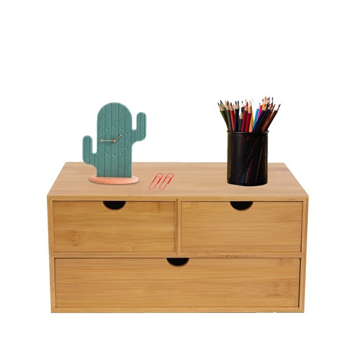 Lipper International – Caja de té madera de bambú y acrílico 5