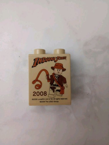 Lego Duplo - Legoland Indiana Jones hellbraun Werbestein von 2008