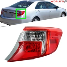 Rear Outer Tail Light Lamp Set For Toyota Camry 2012-2014 Replace Passenger Side
