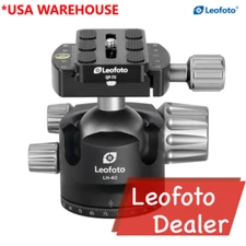 LEOFOTO LH-40 Ball Head for Tripod 40mm Low Profile Arca Compatible w QR Plate