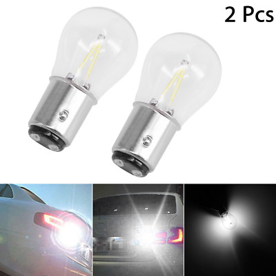 2 Stück 1157 BAY15D DC 12 V Auto PKW LED Rückfahrsignal Blinker Bremsleuchte Birne