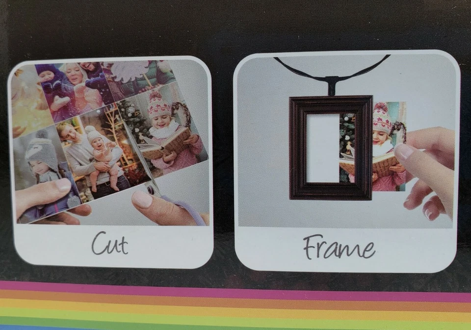 Conjunto de 5 luces de cadena para marco de fotos Polaroid para coronas barandillas decoración navideña Foto 2 de 4