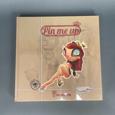Rare '12 Sealed Old Stock Andrew Wilson Pin Me Up Sketchbook 1st Ed. Trinquette