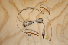 Beige Double earhook Headset Mic Headworn Microphone for Sennheiser Wireless
